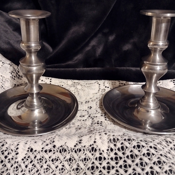 Woodbury Pewterers Other Woodbury Pewter Candle Holders Poshmark